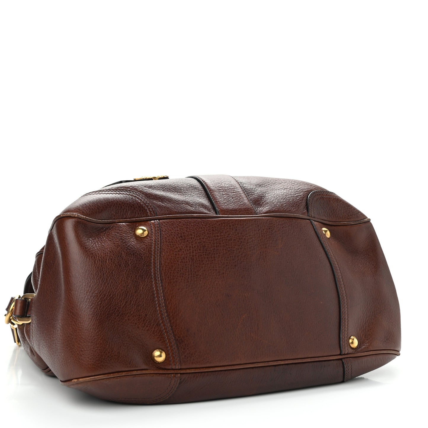 Cervo Deerskin Animalier Large Satchel Cacao