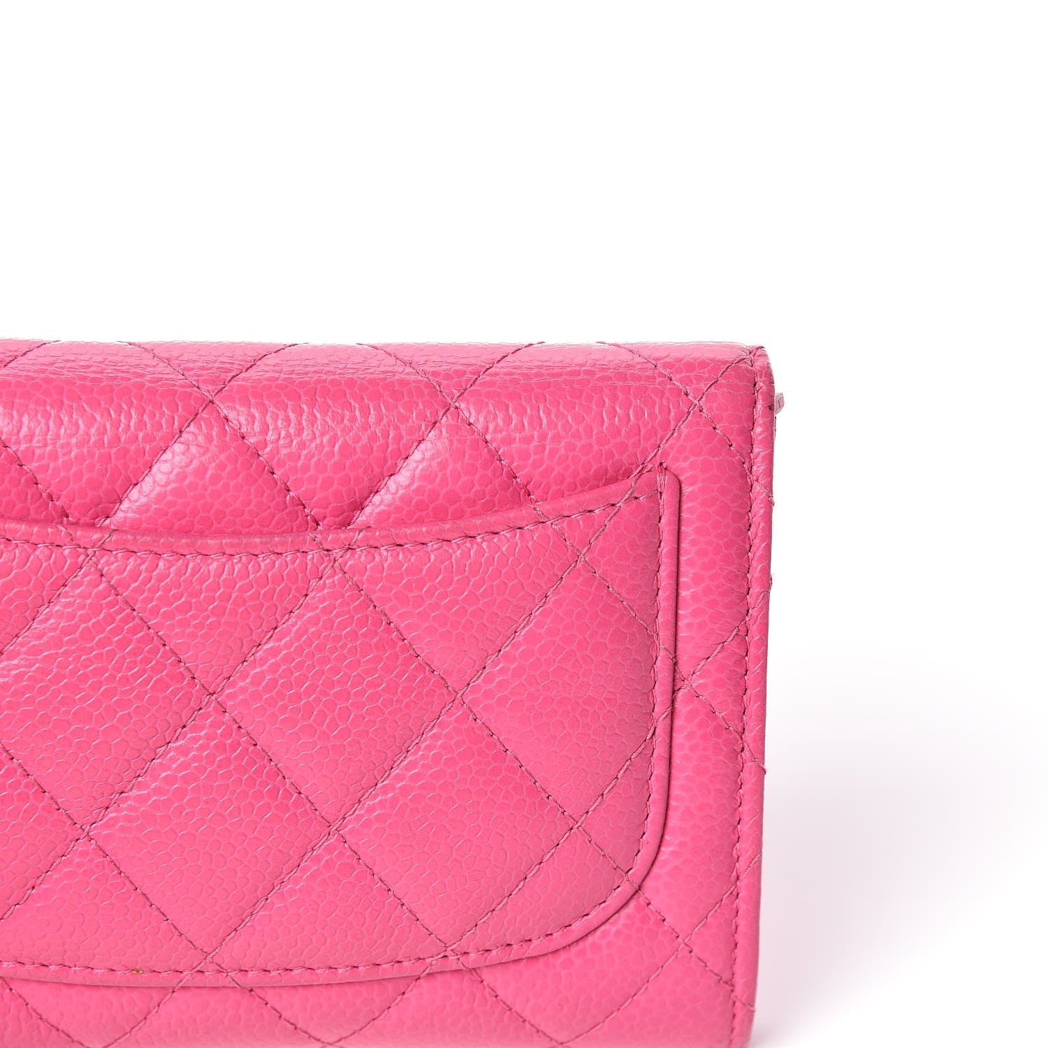 Chanel Caviar Quilted Small Flap Wallet Pink 16 of 22