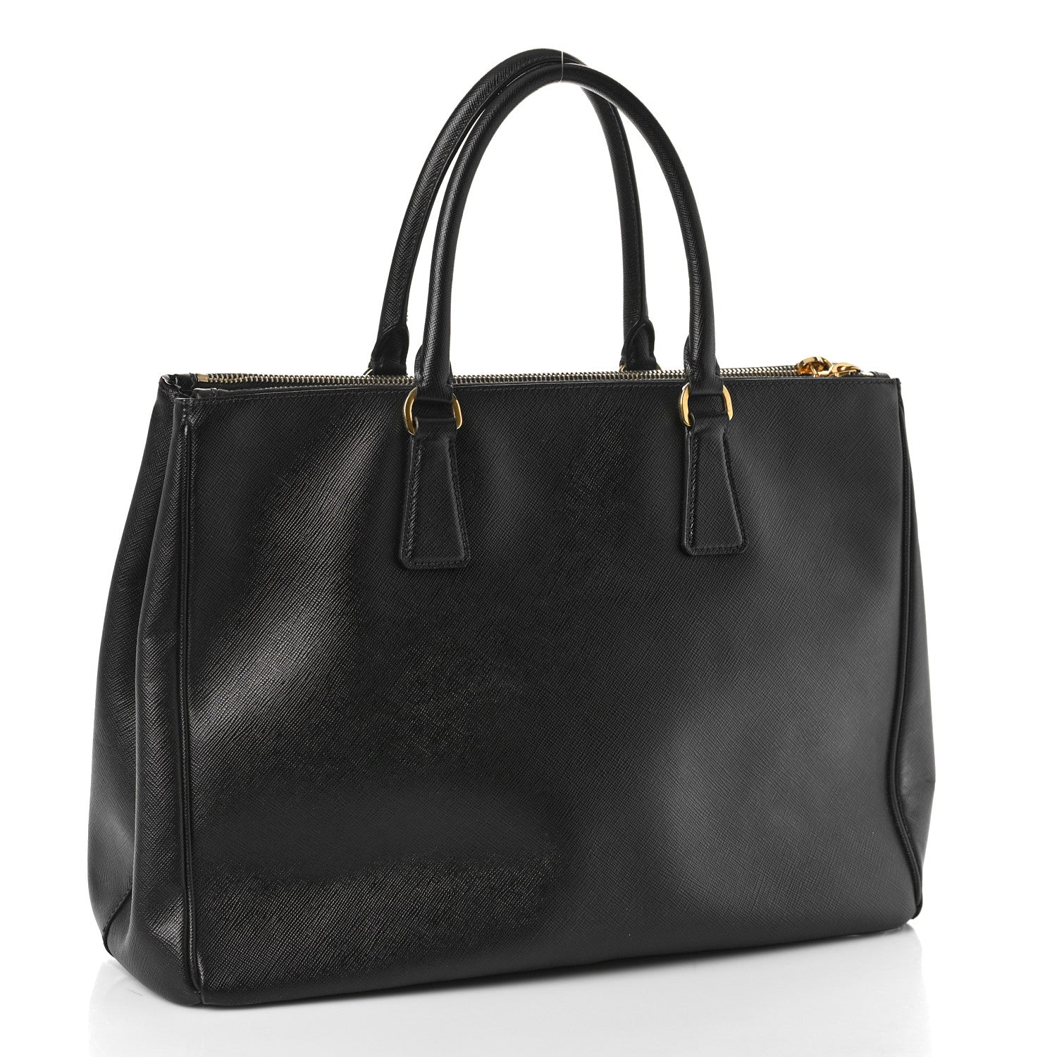Prada Saffiano Large Galleria Double Zip Tote Black 3 of 8