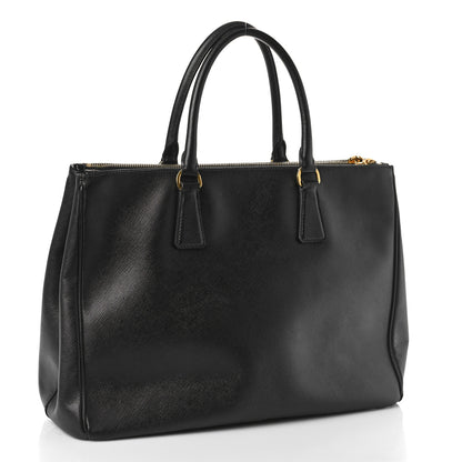Prada Saffiano Large Galleria Double Zip Tote Black 3 of 8