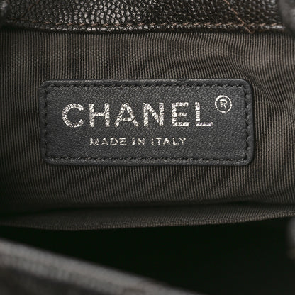 Chanel Caviar Chevron Quilted Small Gabrielle Backpack Black 6 of 9