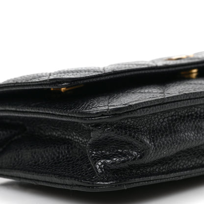 Chanel Caviar Quilted Wallet on Chain WOC Black 8 of 9