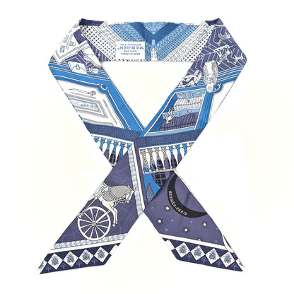 Hermes Silk Objets De Curiosite Twilly 1 of 3