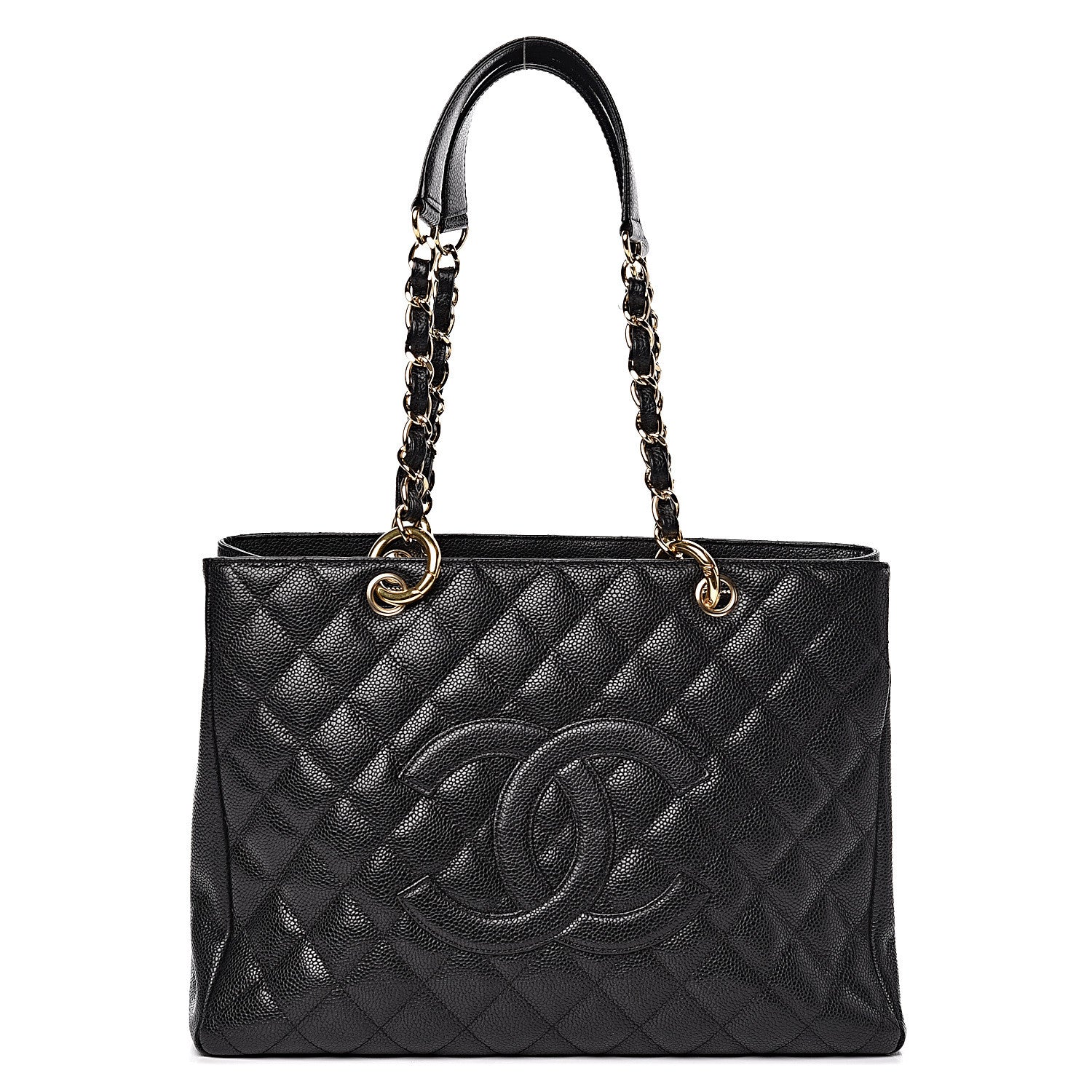 Chanel Caviar Quilted Grand Shopping Tote GST Black 1 of 10
