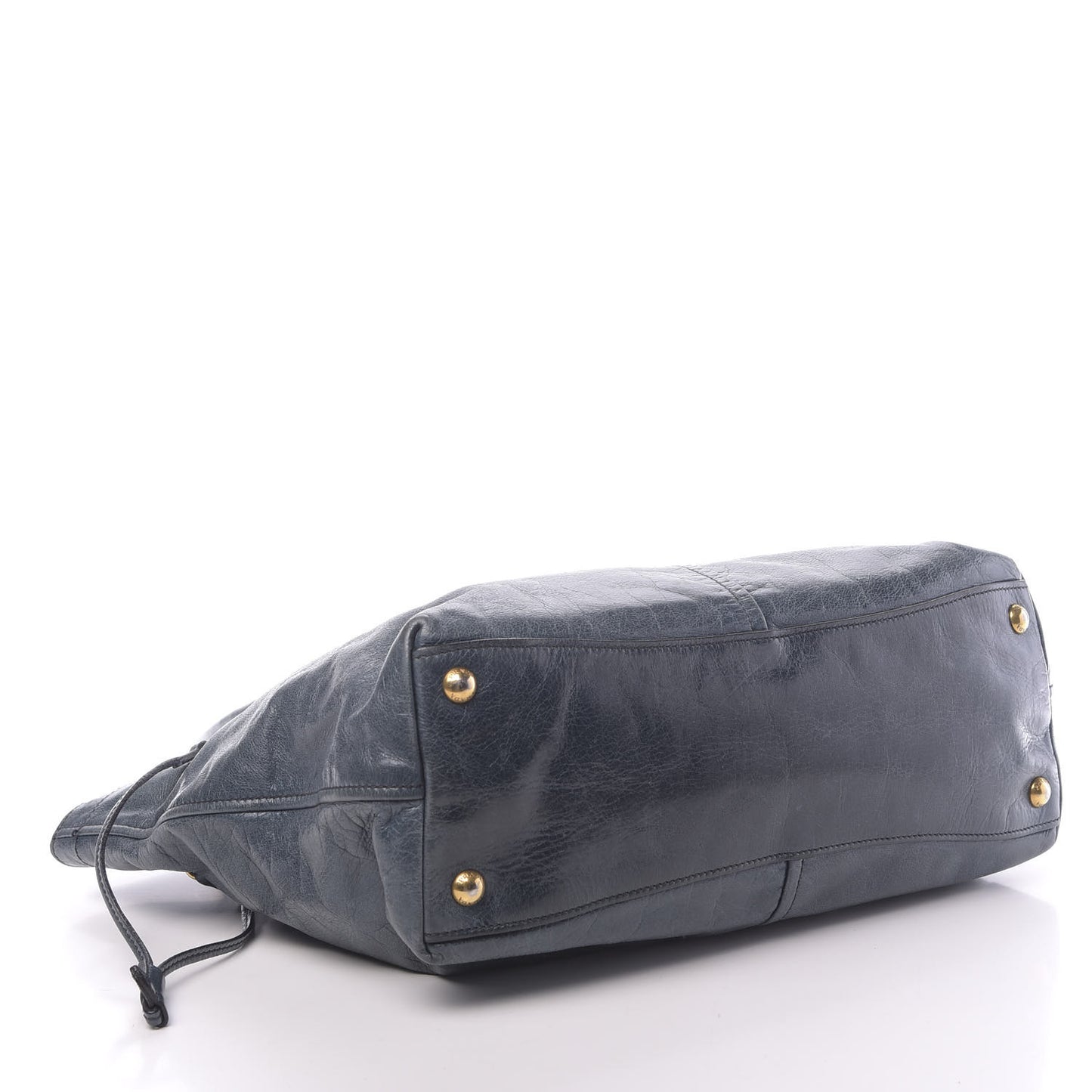 Vitello Shine Tote Denim