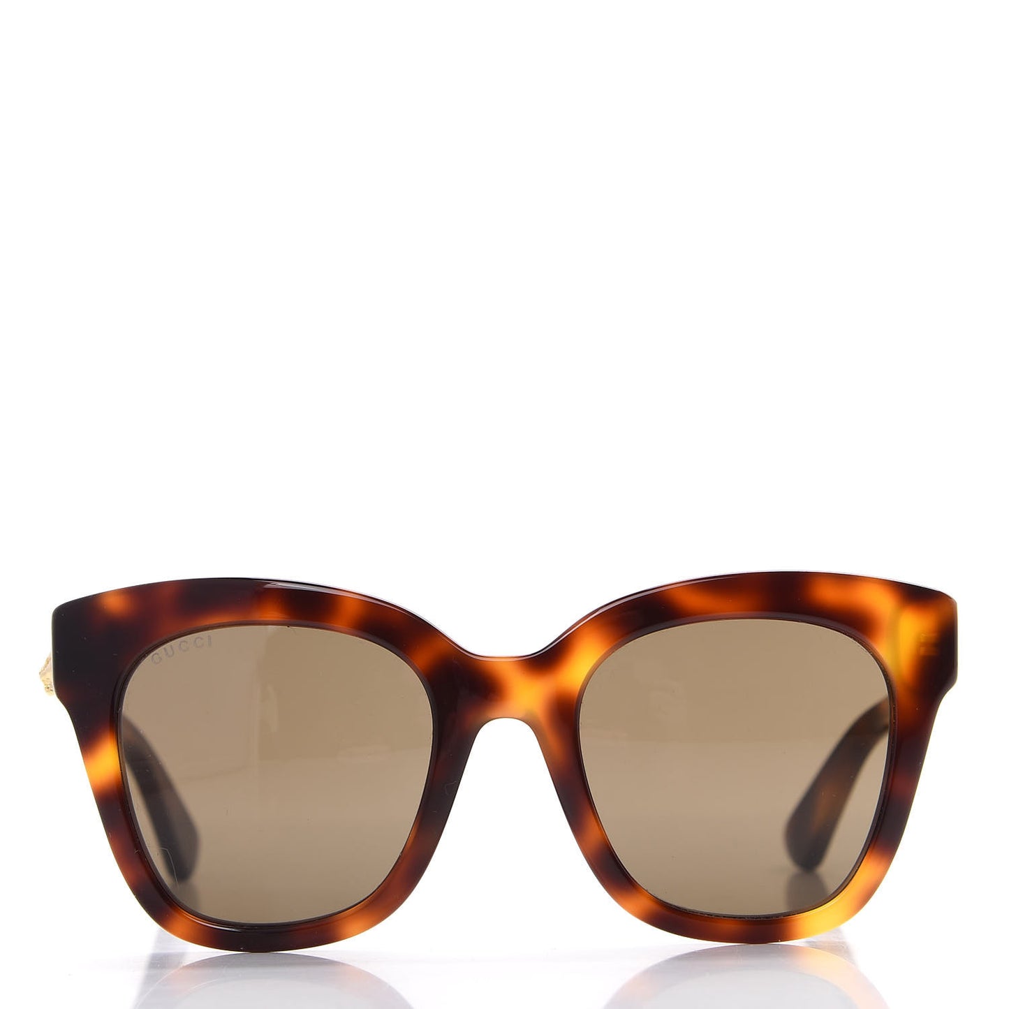 Acetate Square Frame Sunglasses GG0029S Tortoise