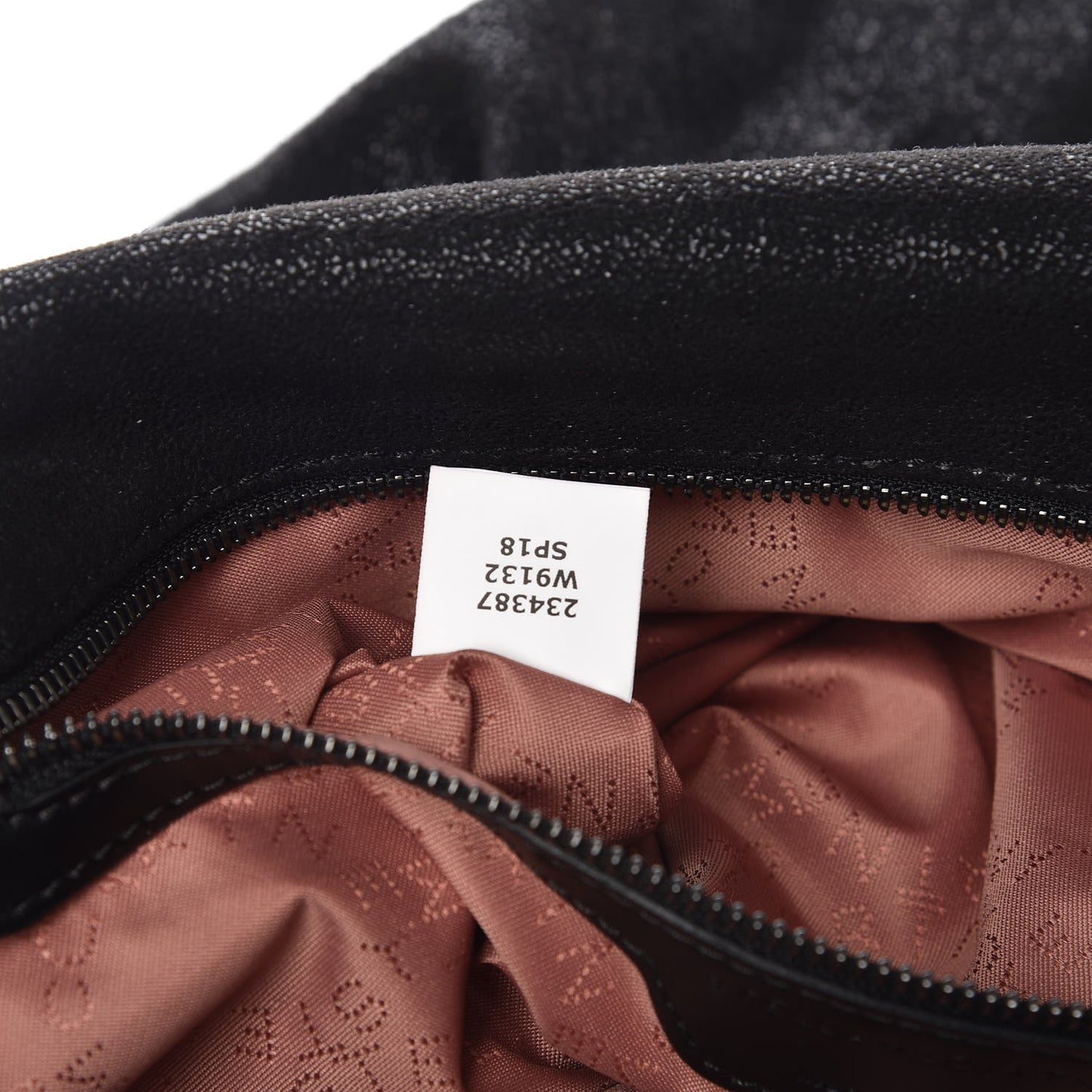 Shaggy Deer Falabella Fold Over Tote Black