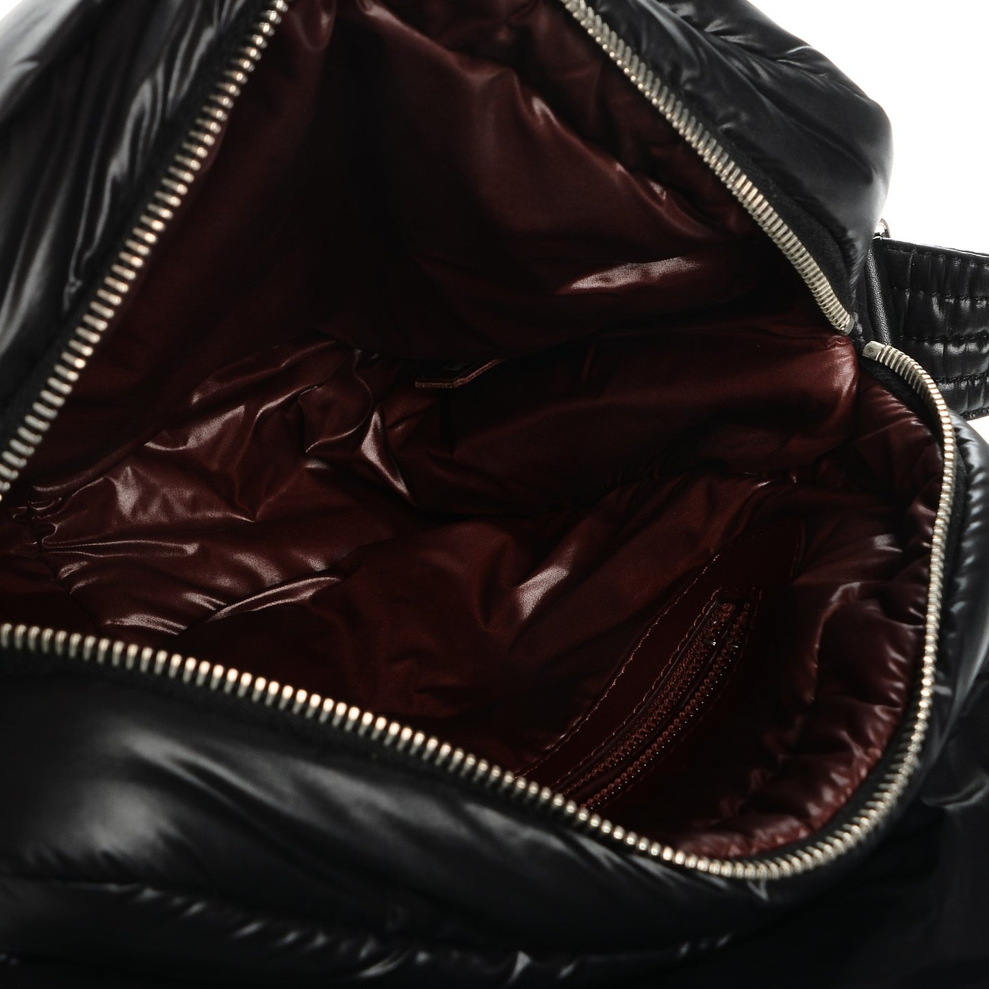 Nylon Small Coco Cocoon Messenger Bag Black
