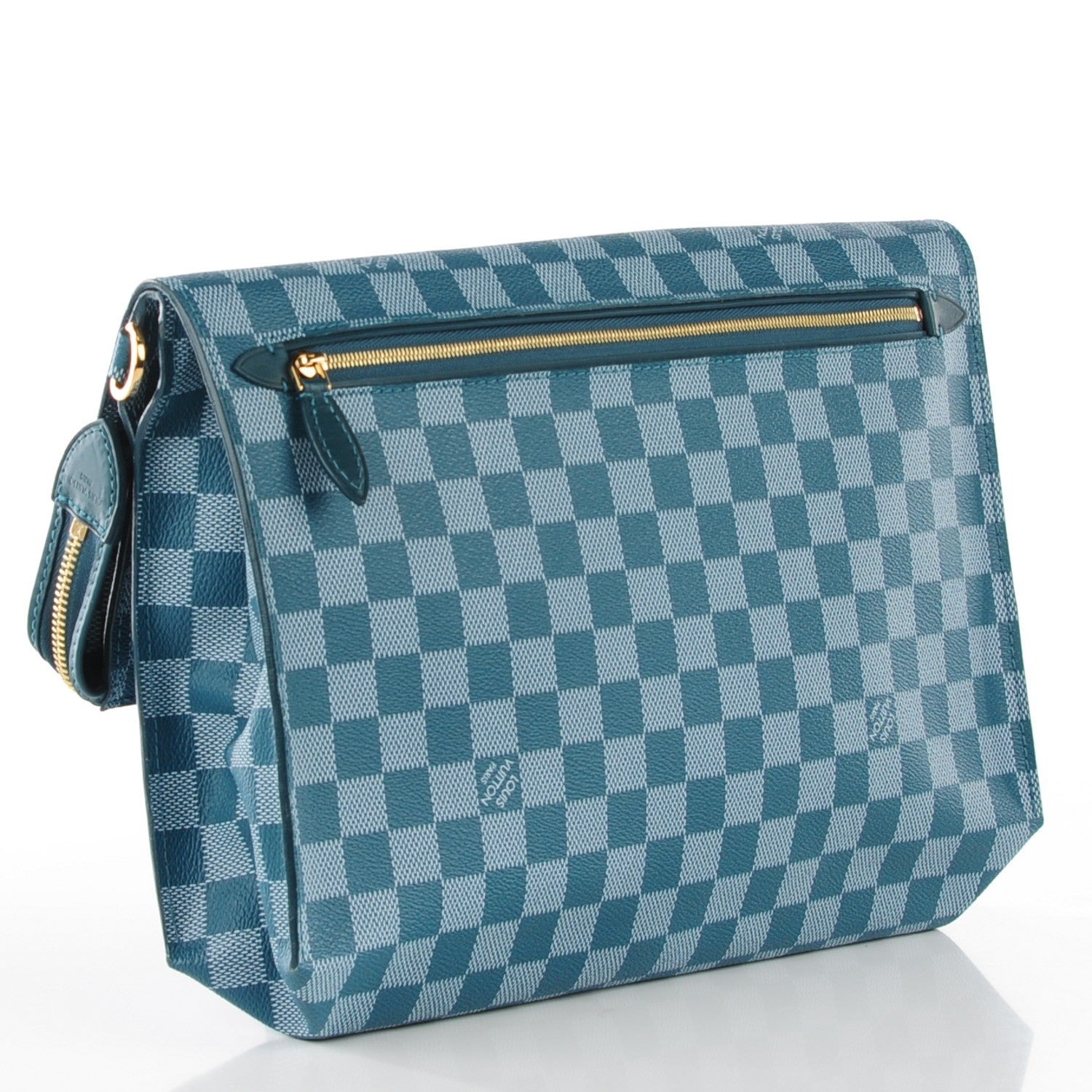 Louis Vuitton Damier Couleurs Mobil Cyan 3 of 7