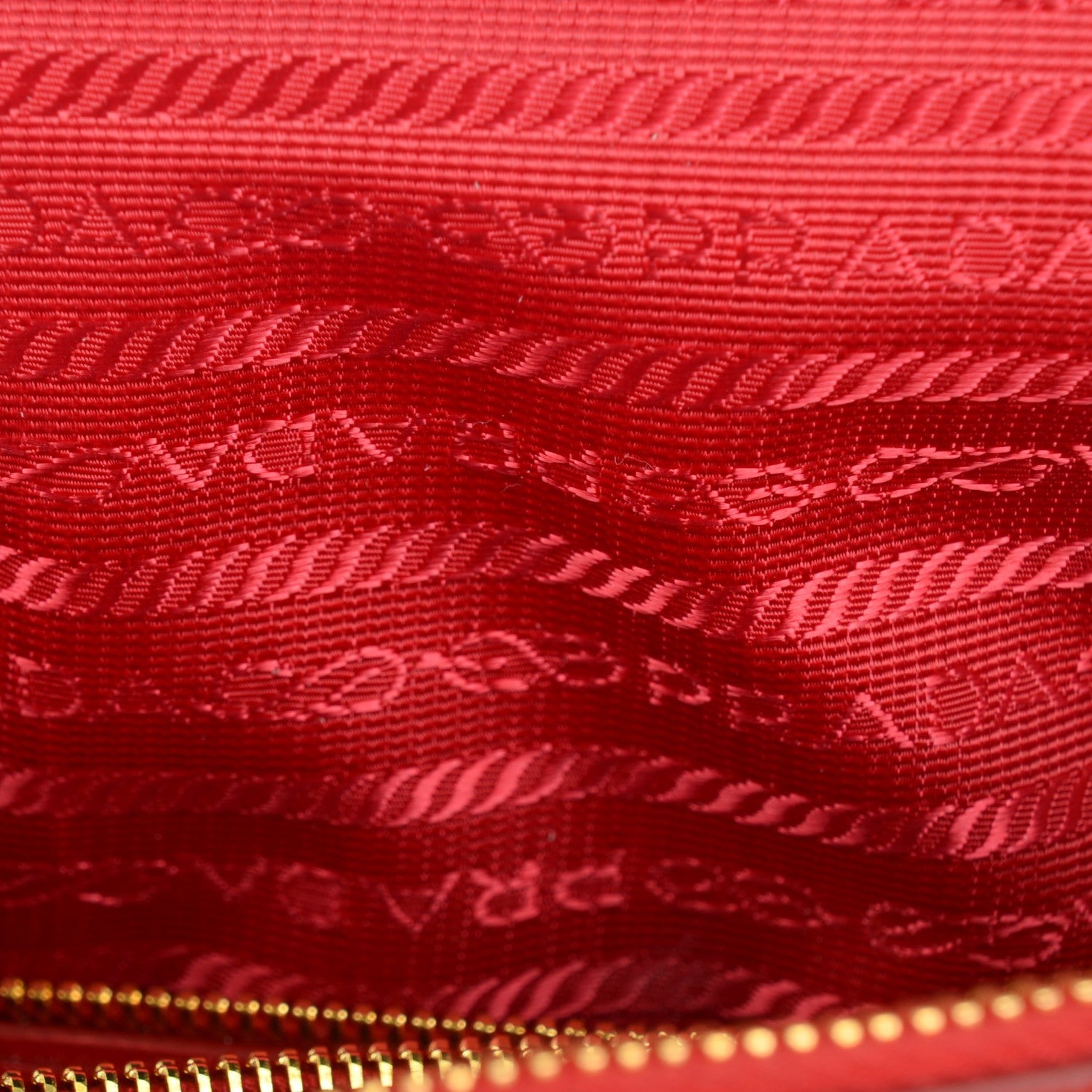 Prada Saffiano Vernice Mini Promenade Tote Rosso 9 of 10