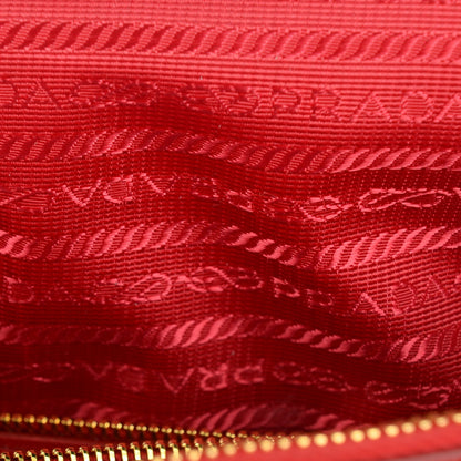 Prada Saffiano Vernice Mini Promenade Tote Rosso 9 of 10