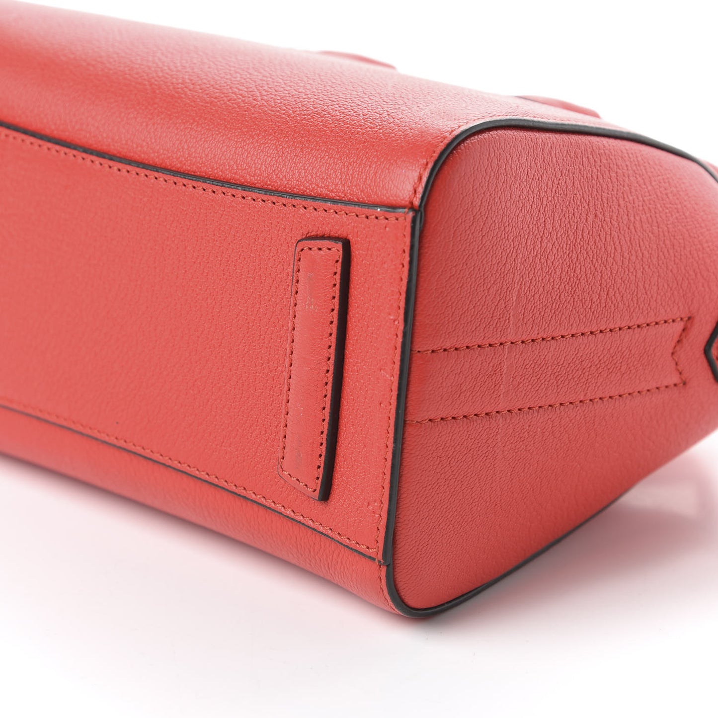 Sugar Goatskin Mini Antigona Medium Red