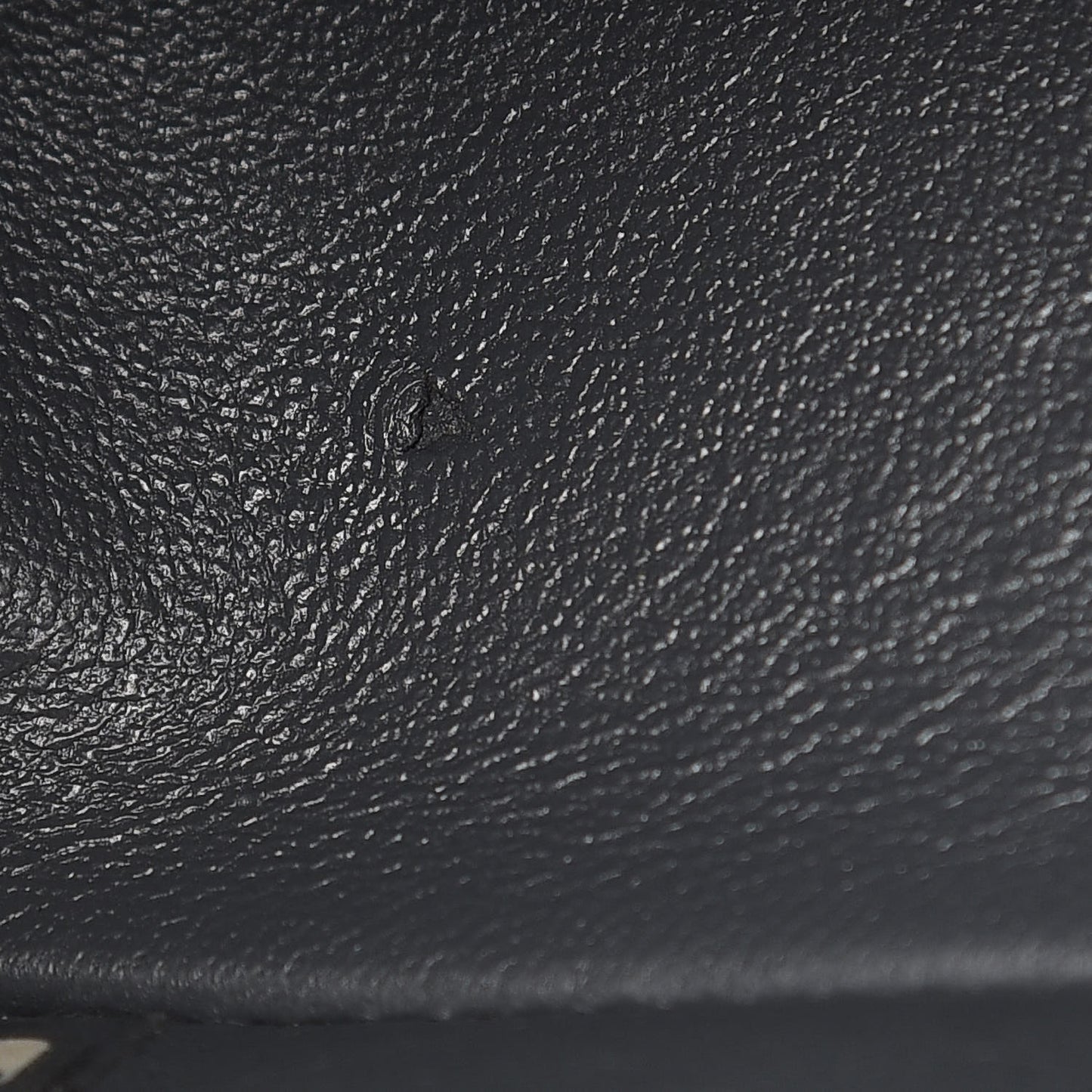 Lambskin Quilted Jumbo Double Flap Grey