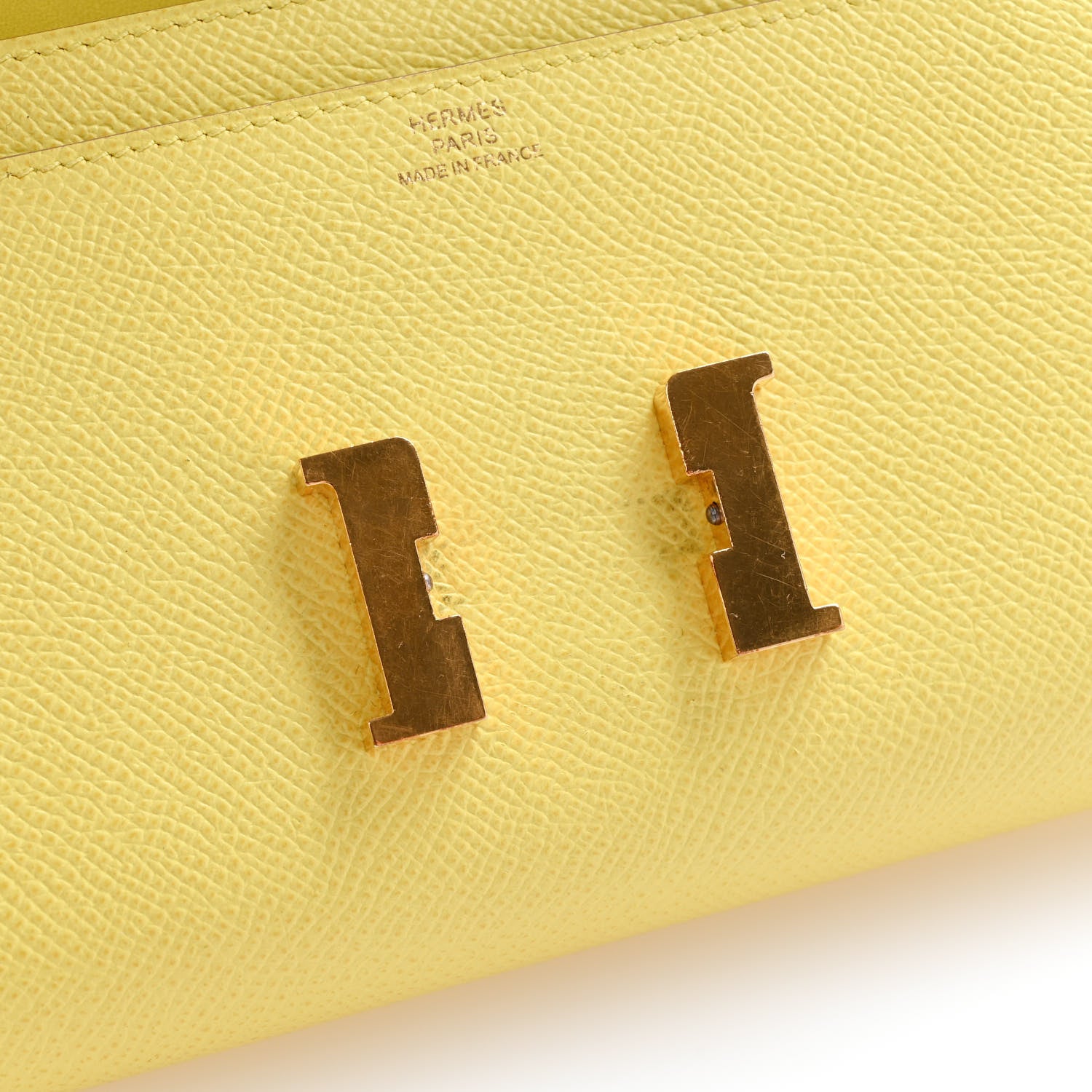 Hermes Epsom Constance Long Wallet Lime 8 of 16