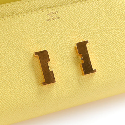 Hermes Epsom Constance Long Wallet Lime 8 of 16