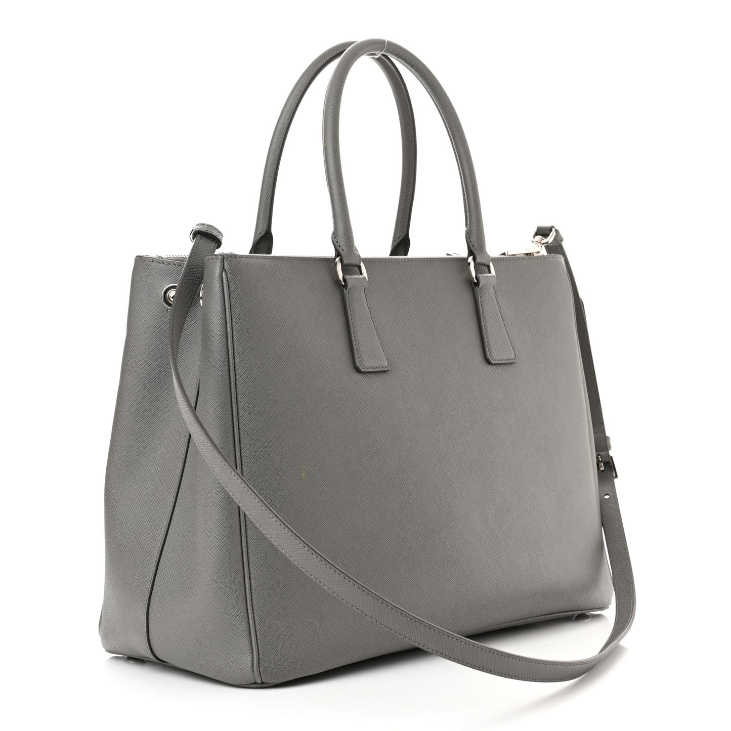 Saffiano Large Galleria Double Zip Tote Marmo