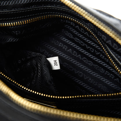 Prada Tessuto Nylon Soft Calf Tote Black 9 of 10
