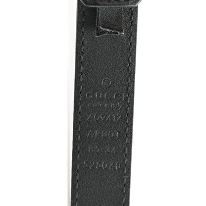 Gucci Calfskin Double G 20mm Belt 85 34 Black 5 of 6