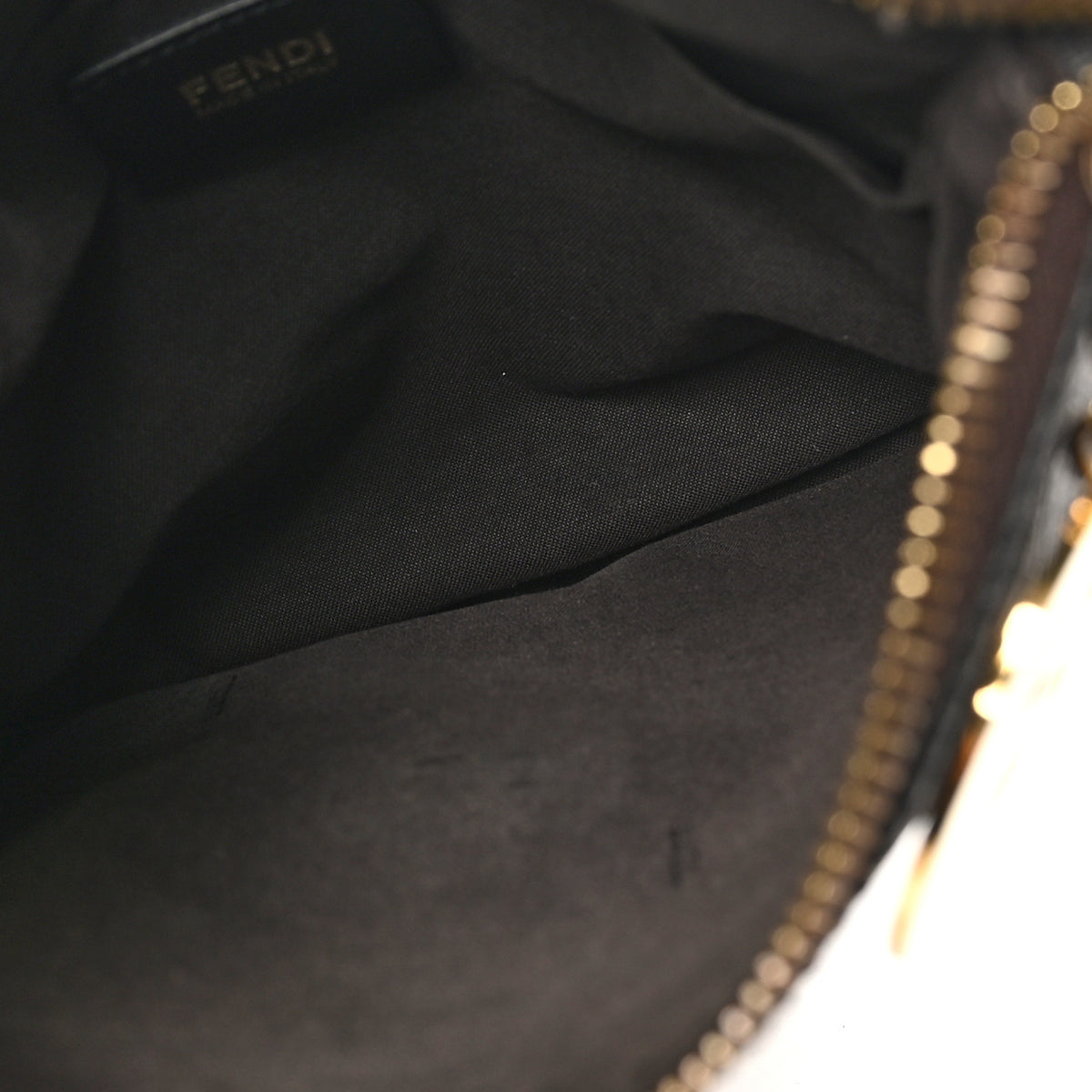 Fendi Zucchino Spalmati Forever Small Crossbody Moro Black 5 of 11