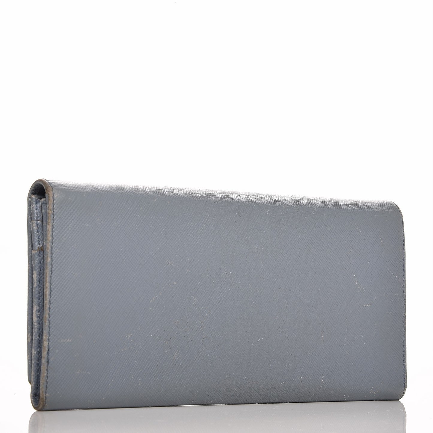 Saffiano Triangle Continental Flap Wallet Pervinca