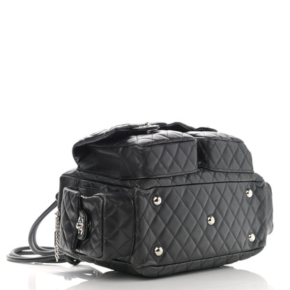 Chanel Calfskin Quilted Large Cambon Multipocket Reporter Black 4 of 17