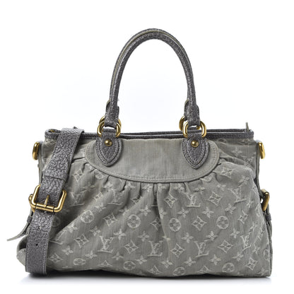 Louis Vuitton Denim Neo Cabby MM Grey 1 of 13