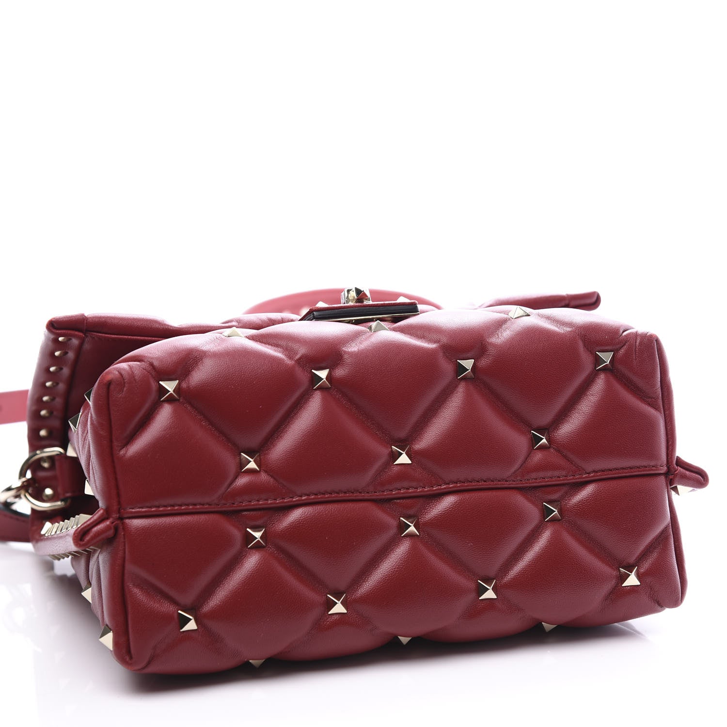 Valentino Garavani Nappa Medium Candystud Top Handle Bag Rosso Valentino 3 of 8