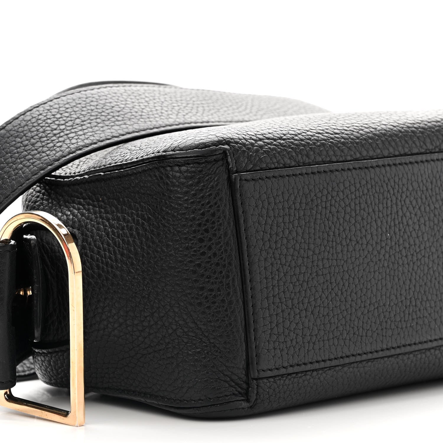 Delvaux Grained Calfskin Mini Cool Box Satchel Black 9 of 10