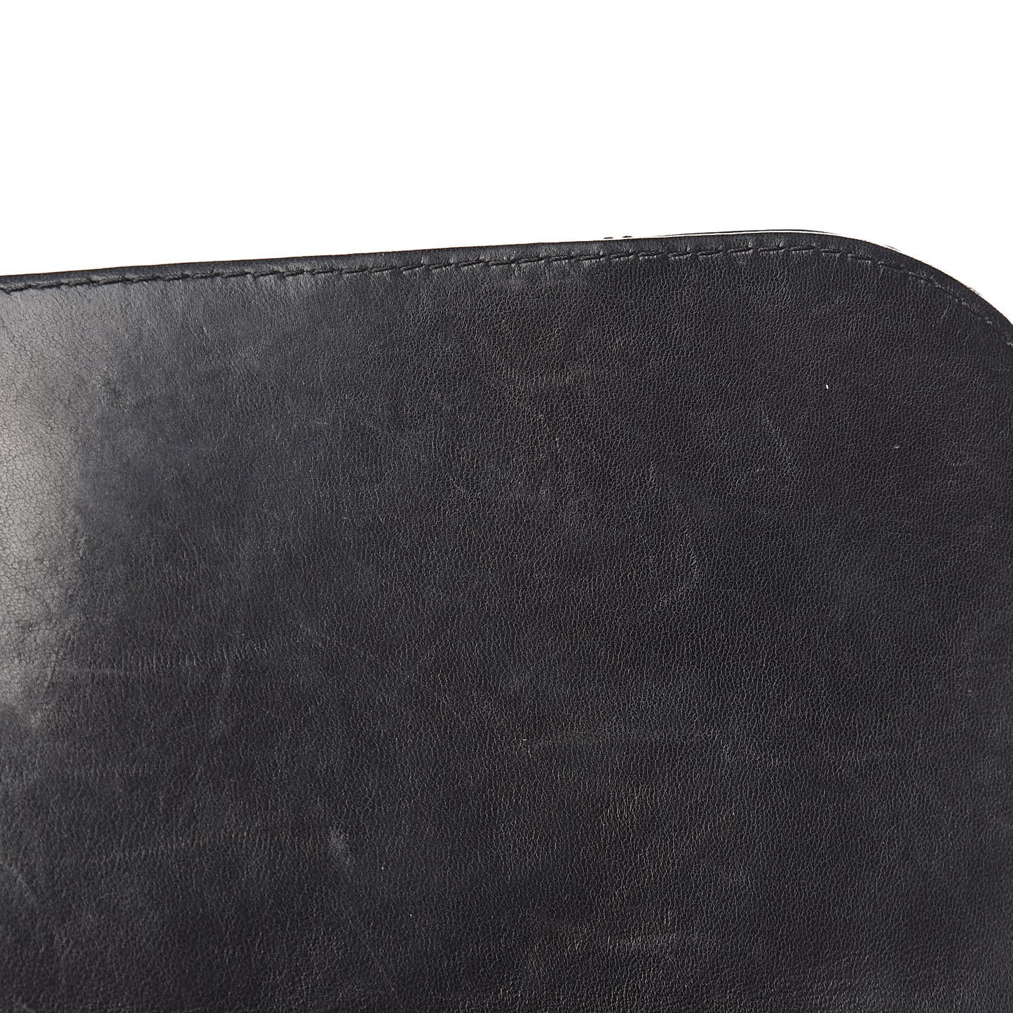 Vinyl Quilted In the Business Flap Bag Black