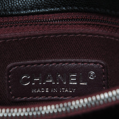 Chanel Caviar Quilted Medium Coco Handle Flap Black 6 of 7