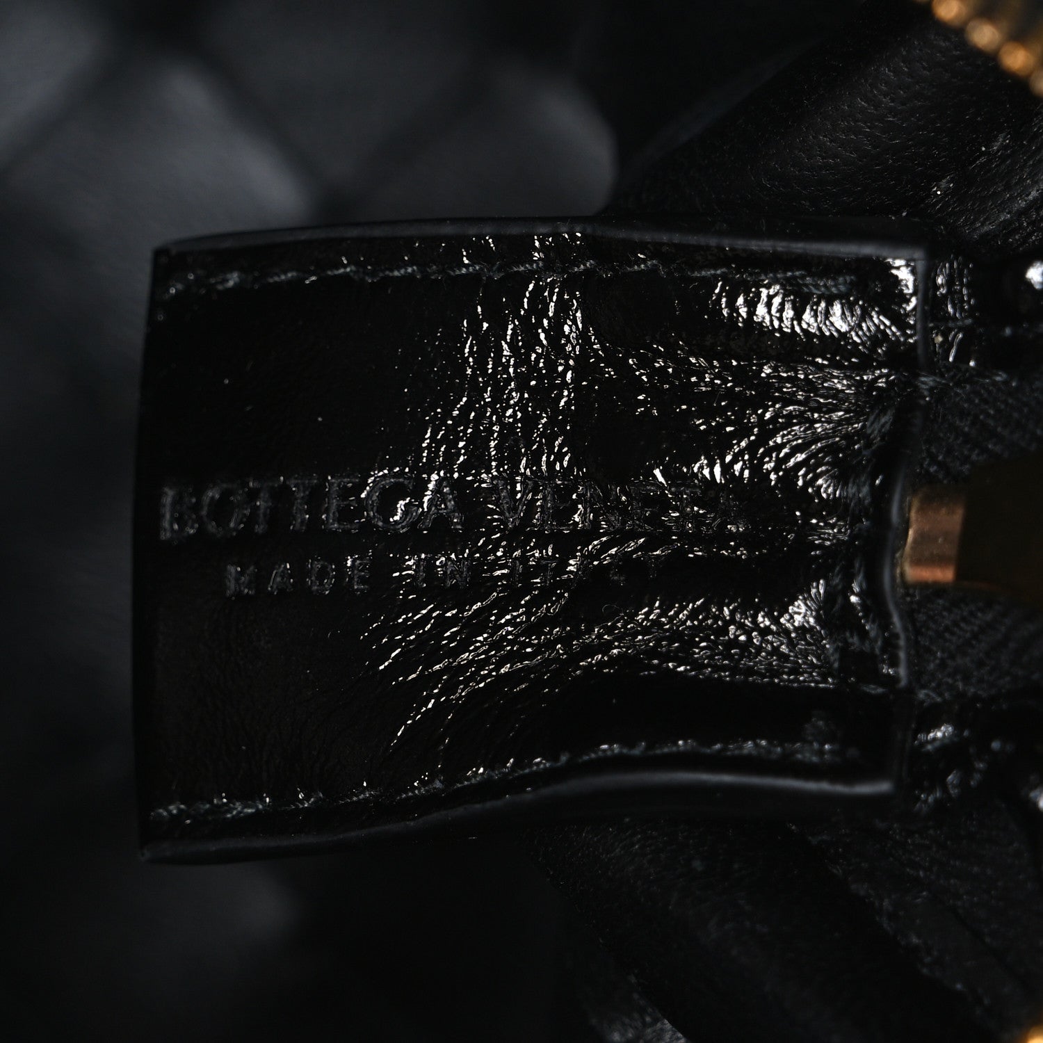 Bottega Veneta Polished Nappa Intrecciato Metallic Knot Mini Loop Camera Bag Black 6 of 9