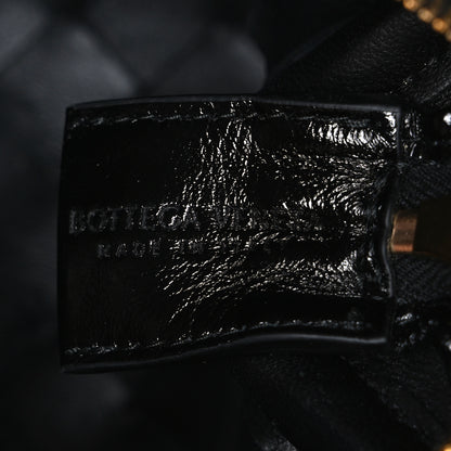 Bottega Veneta Polished Nappa Intrecciato Metallic Knot Mini Loop Camera Bag Black 6 of 9