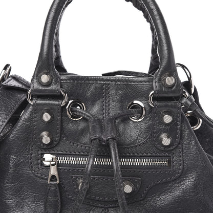 Balenciaga Agneau Giant 12 Silver Hardware Mini Pompon Gris Fossile 10 of 10