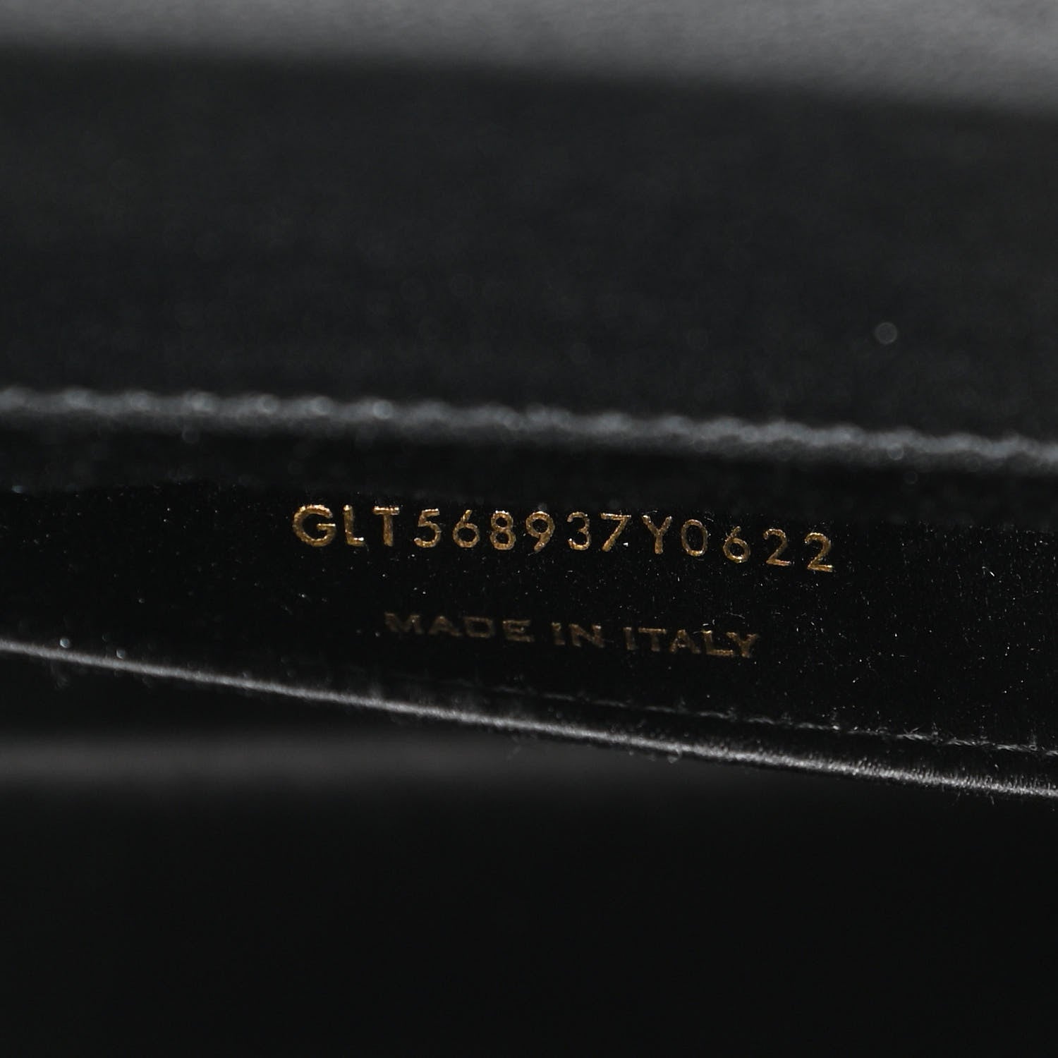 Saint Laurent Calfskin Monogram Large Belle De Jour Clutch Black 9 of 13