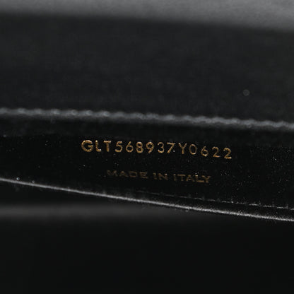 Saint Laurent Calfskin Monogram Large Belle De Jour Clutch Black 9 of 13