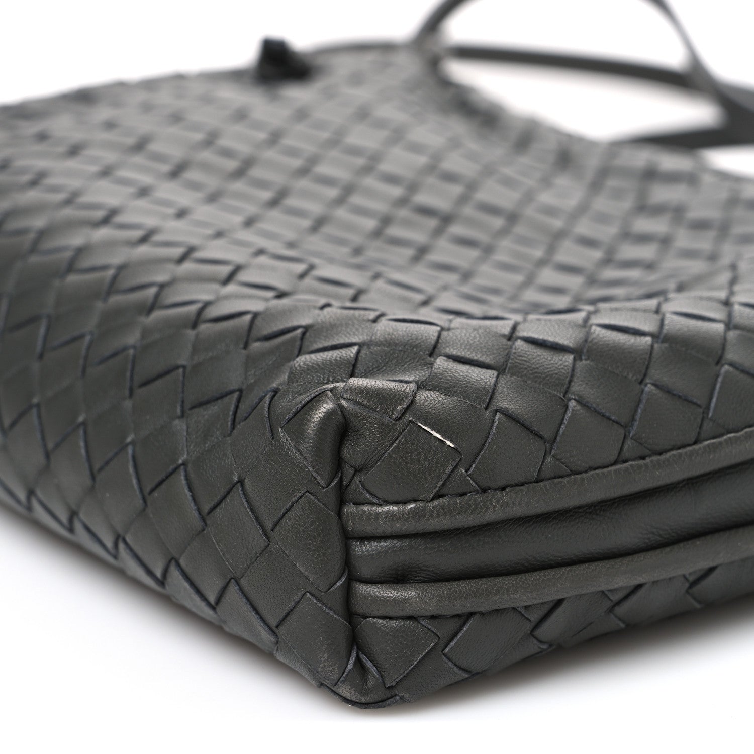 Bottega Veneta Nappa Intrecciato Nodini Crossbody Messenger New Light Grey 11 of 12