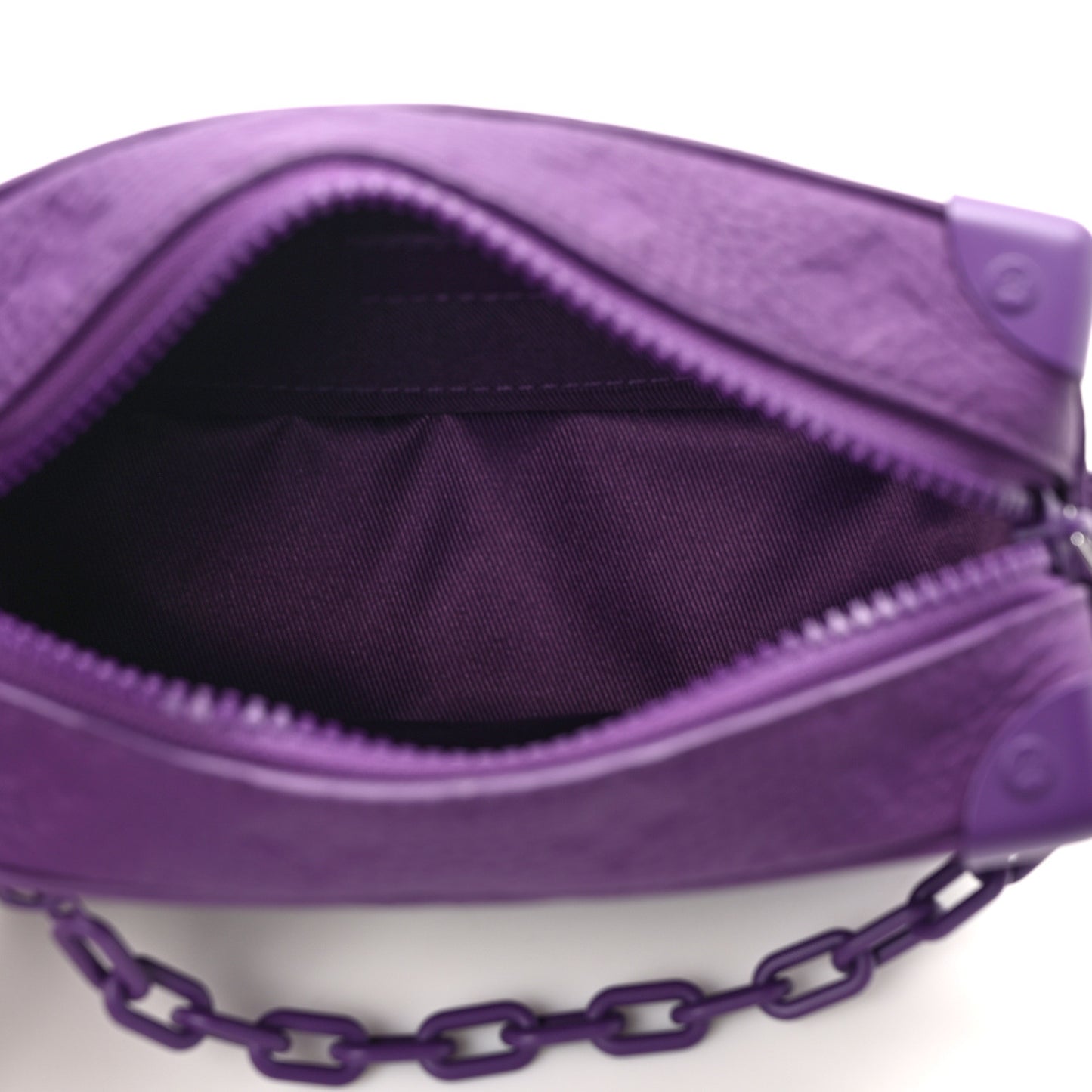 Taurillon Monogram Mini Soft Trunk Black Purple Night