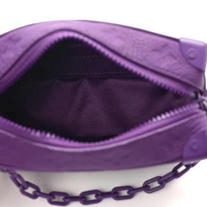 Louis Vuitton Taurillon Monogram Mini Soft Trunk Black Purple Night 5 of 11