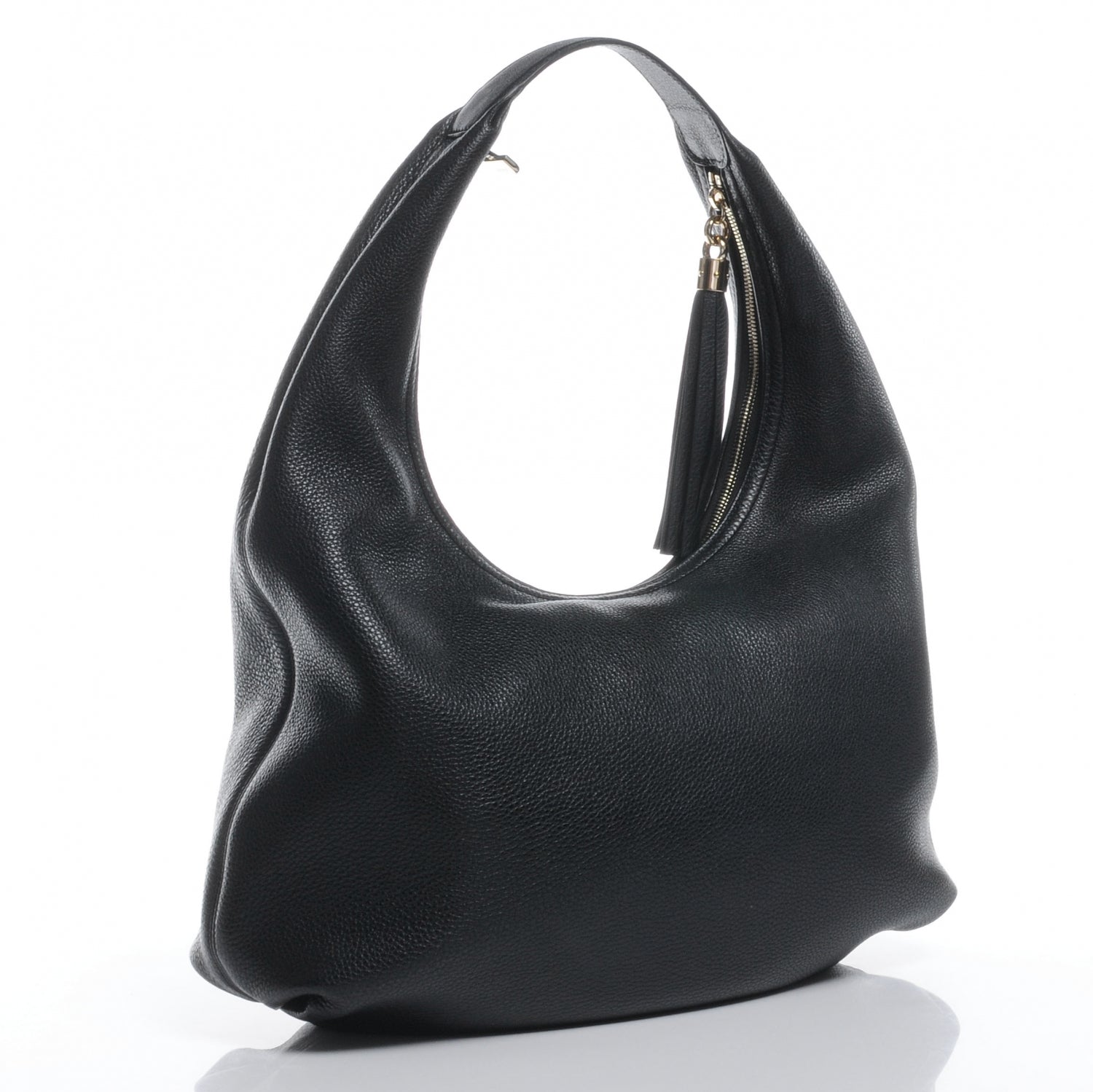 Gucci Pebbled Calfskin Large Soho Hobo Black 3 of 8