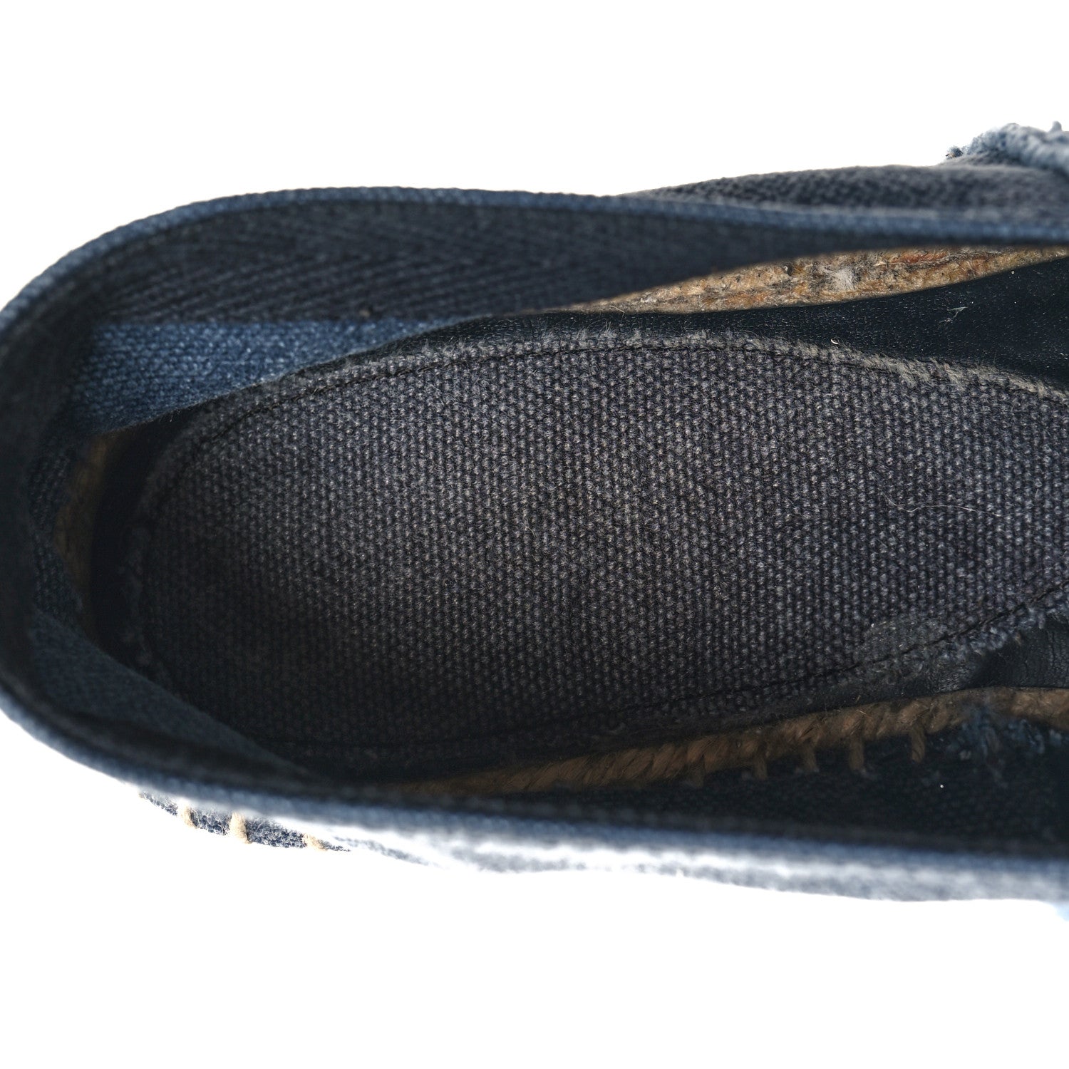 Chanel Canvas CC Espadrilles 36 Navy Black 8 of 8