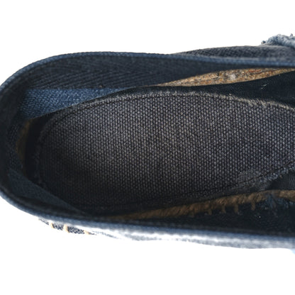 Chanel Canvas CC Espadrilles 36 Navy Black 8 of 8