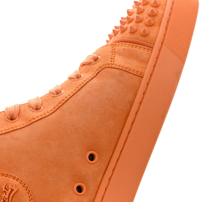 Christian Louboutin Veau Velours Mens Louis Orlato Flat Spikes Sneakers 41.5 Melon May 10 of 10