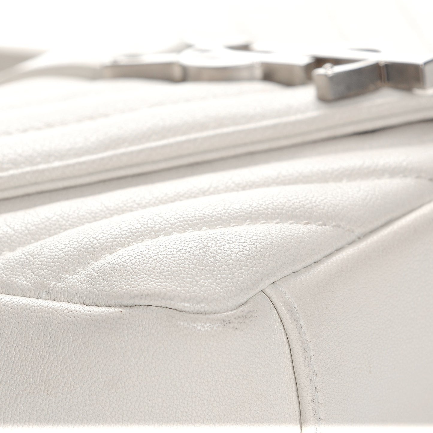 Sheepskin Matelasse Monogram Classic Baby Chain Bag Porcellana