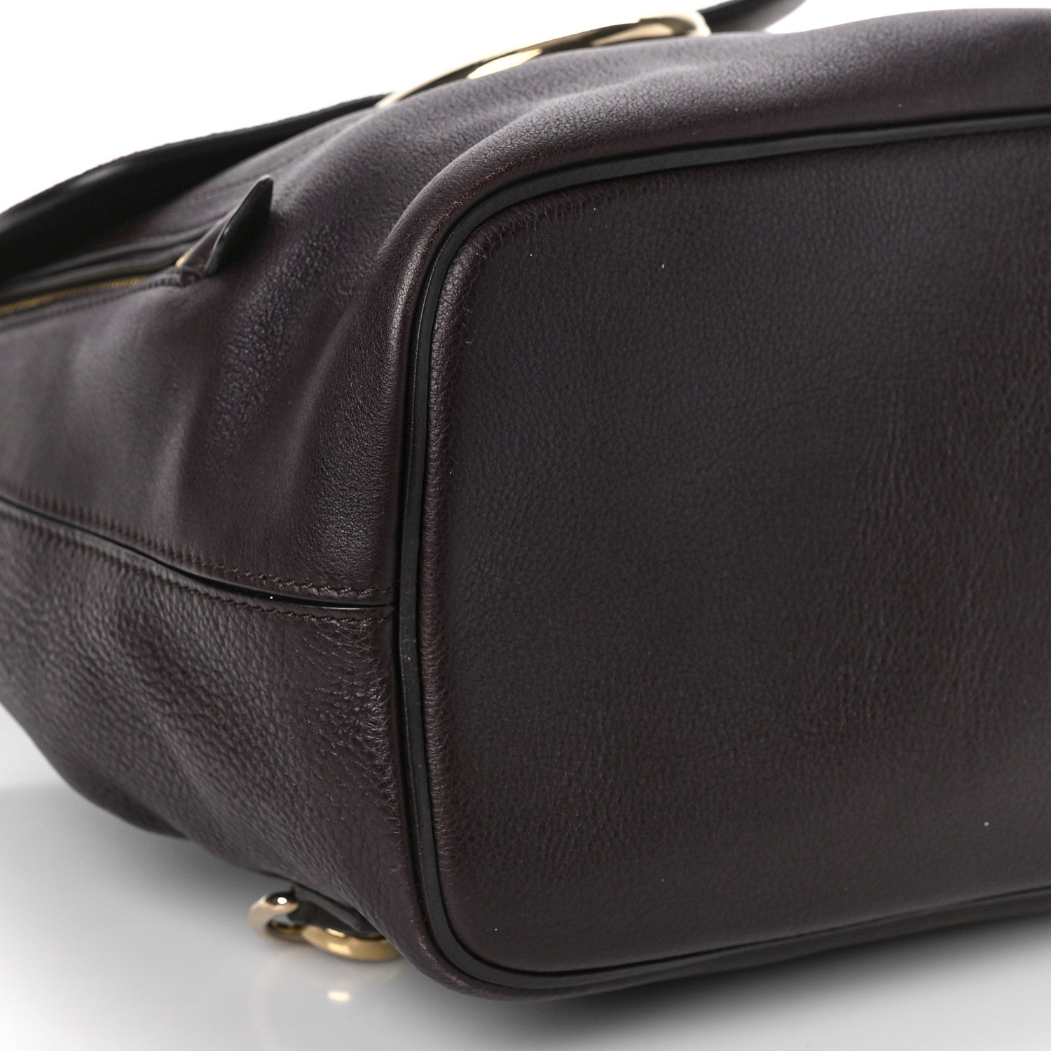 Chloe Suede Calfskin Small Faye Backpack Carbon Brown 7 of 8