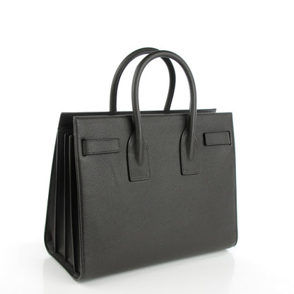 Saint Laurent Grained Calfskin Small Sac De Jour Anthracite 3 of 7