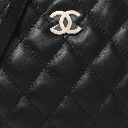 Chanel Lambskin Quilted Uniform Crossbody Bag Black 8 of 12