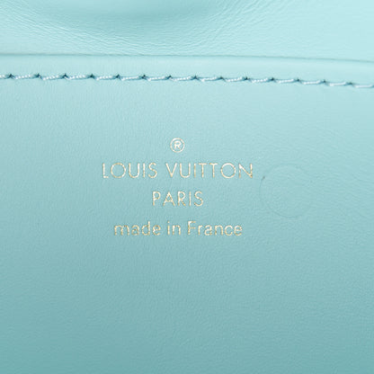 Louis Vuitton LOUIS VUITTON Lambskin Malletage Top Handle GO-14 MM Lagoon 8 of 12