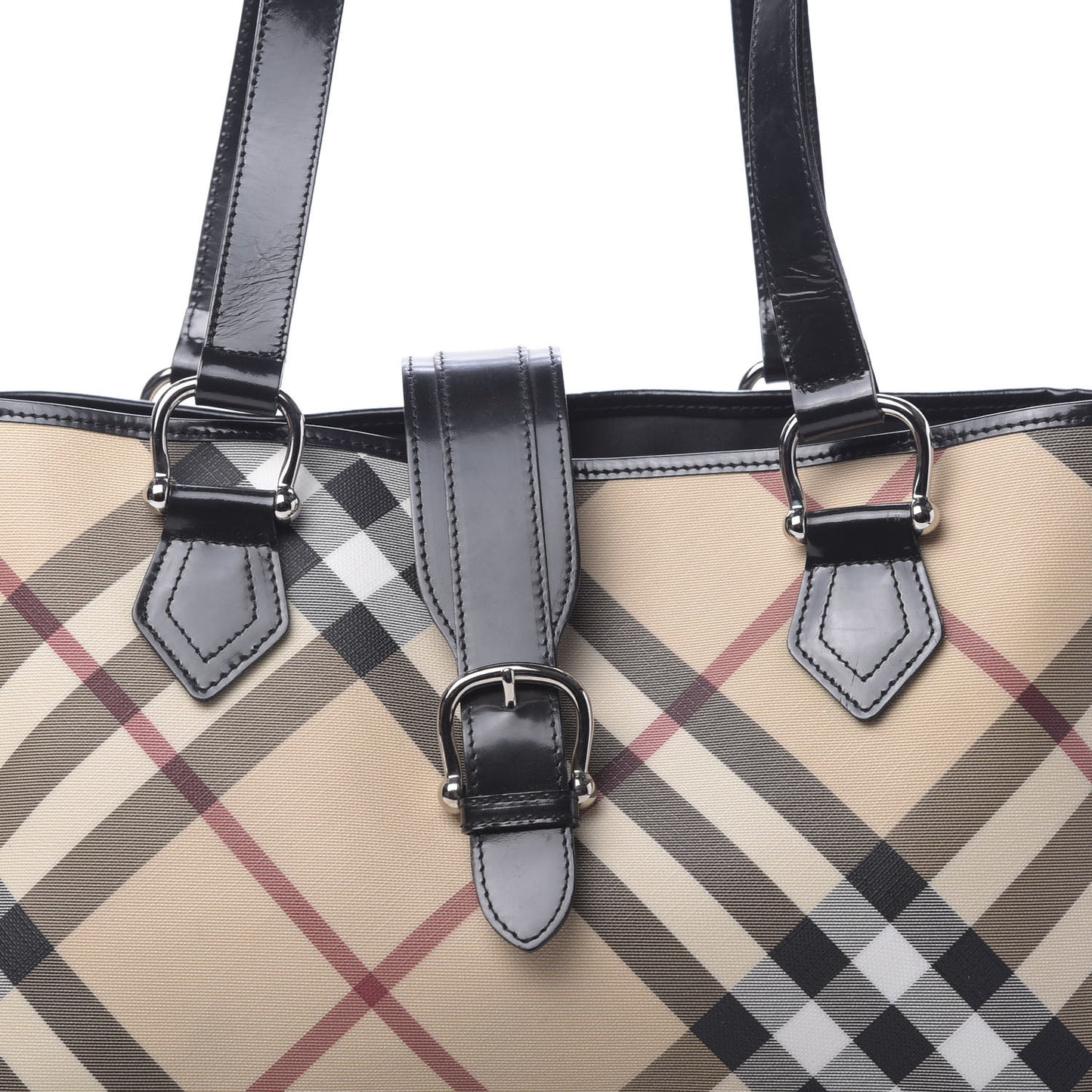 Nova Check Jeannie Diaper Bag Black