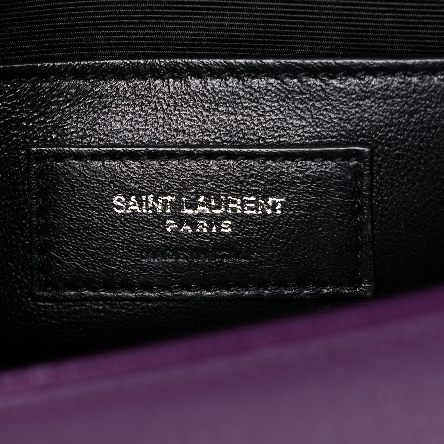 Saint Laurent Grain De Poudre Small Monogram Kate Satchel Lilac 7 of 12