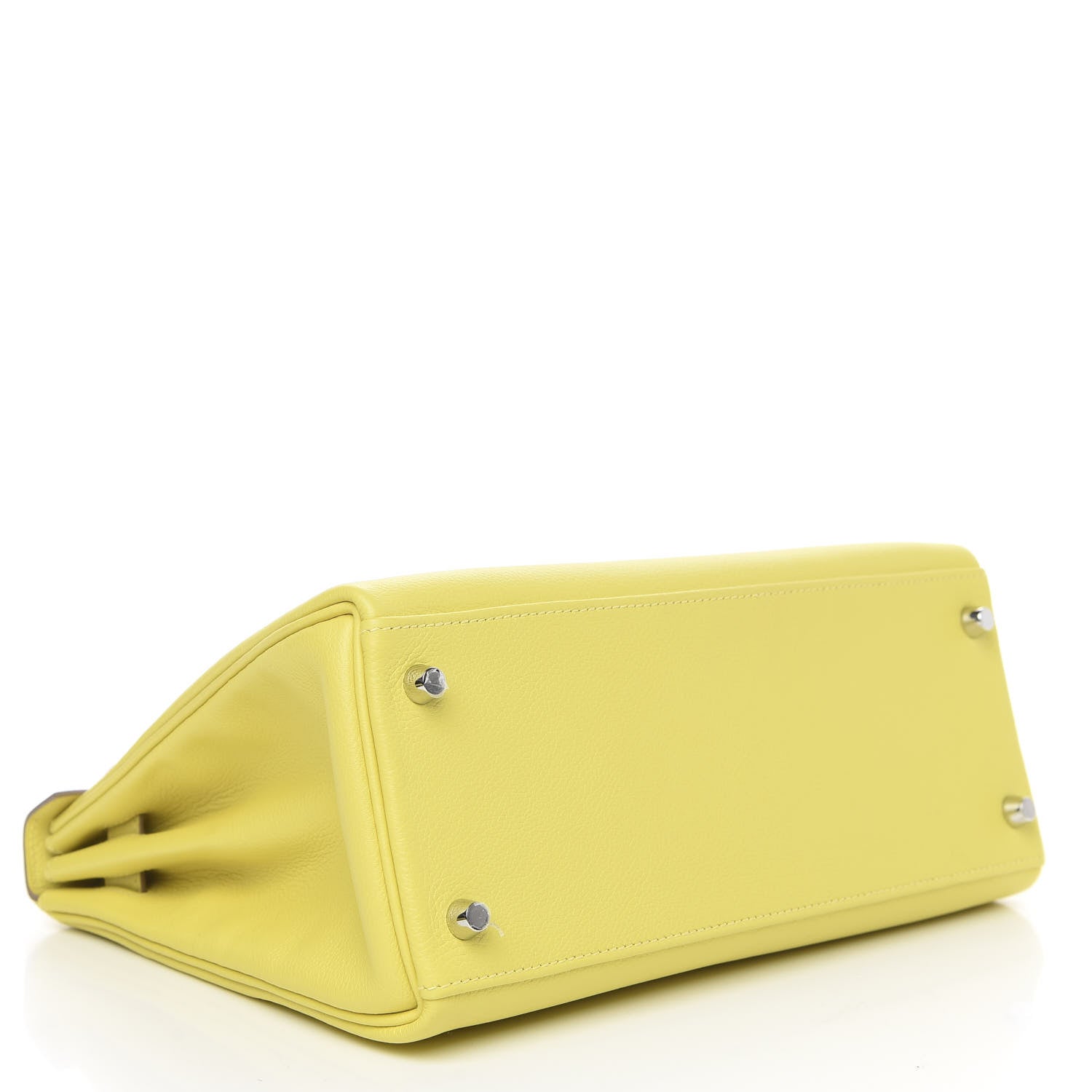 Hermes Evercolor Kelly Retourne 28 Lime 3 of 11